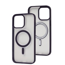 Чохол для iPhone 14 Pro Berlia Color MagSafe deep purple
