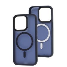 Чохол для iPhone 14 Pro WAVE Matte Insane MagSafe midnight blue