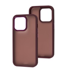 Чохол для iPhone 14 Pro Metal Bezel фуксія
