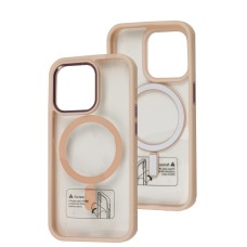 Чохол для iPhone 14 Pro WAVE Ardor MagSafe pink sand