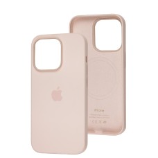 Чохол для iPhone 14 Pro MagSafe Silicone Full Size chalk pink