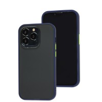 Чохол для iPhone 14 Pro LikGus Maxshield синій