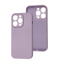 Чохол для iPhone 14 Pro Wave colorful MagSafe black currant
