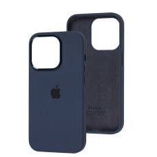 Чохол для iPhone 14 Pro New silicone case midnighte blue