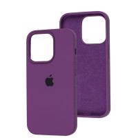 Чохол для iPhone 14 Pro Silicone Full фіолетовий / grape