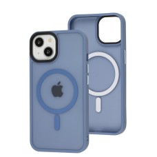 Чохол для iPhone 14 WAVE Matte Insane MagSafe sierra blue
