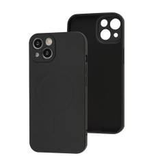 Чохол для iPhone 14 Colorful MagSafe Full black