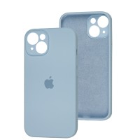 Чохол для iPhone 15 Plus silicone case Full Camera sky blue