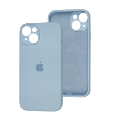 Чохол для iPhone 15 silicone case Full Camera sky blue