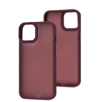 Чохол для iPhone 14 Metal Bezel фуксія