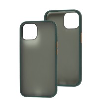 Чохол для iPhone 14 LikGus Maxshield оливковий