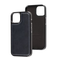 Чохол для iPhone 14 Puloka leather Lux blue