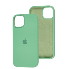 Чохол для iPhone 14 Silicone Full зелений / spearmint