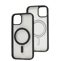 Чохол для iPhone 14 Color MagSafe чорний