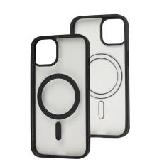 Чохол для iPhone 14 Color MagSafe чорний