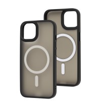 Чохол для iPhone 14 WAVE Matte Colorful MagSafe black