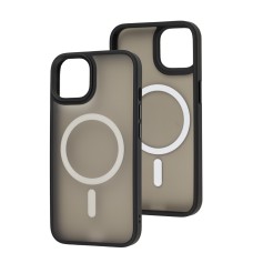 Чохол для iPhone 14 WAVE Matte Colorful MagSafe black