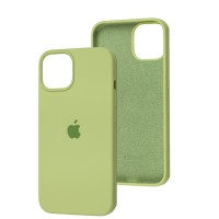 Чохол для iPhone 14 Silicone Full зелений / avocado