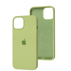 Чохол для iPhone 14 Silicone Full зелений / avocado