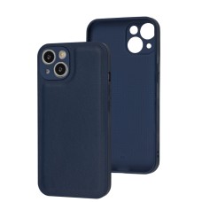 Чохол для iPhone 14 Eco Leather midnight blue