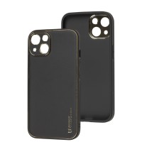 Чохол для iPhone 14 Leather Xshield black