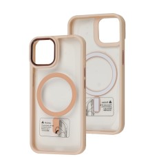 Чохол для iPhone 14 WAVE Ardor MagSafe pink sand