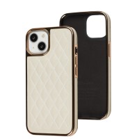 Чохол для iPhone 14 Puloka leather case white