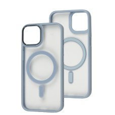 Чохол для iPhone 14 Metal Bezel MagSafe сірий