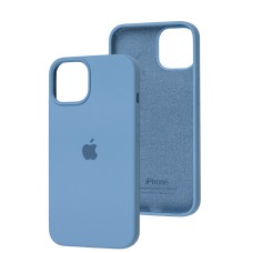 Чохол для iPhone 14 Silicone Full блакитний / cornflower
