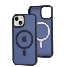 Чохол для iPhone 14 WAVE Matte Insane MagSafe midnight blue