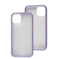 Чохол для iPhone 14 LikGus Maxshield бузковий