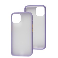 Чохол для iPhone 14 LikGus Maxshield бузковий