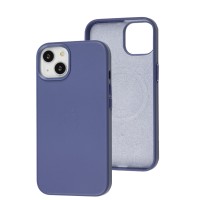 Чохол для iPhone 14 Leather with MagSafe wisteria