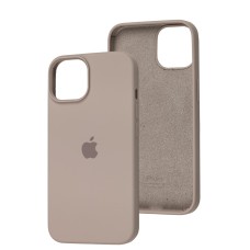 Чохол для iPhone 14 Silicone Full сірий / lavender