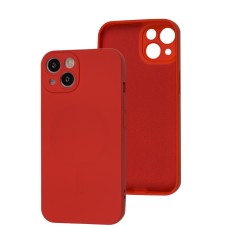 Чохол для iPhone 14 Colorful MagSafe Full red