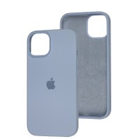 Чохол для iPhone 14 Silicone Full синій / lilac blue