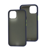 Чохол для iPhone 14 LikGus Maxshield синій