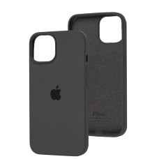 Чохол для iPhone 14 Silicone Full сірий / dark grey