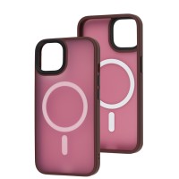 Чохол для iPhone 14 WAVE Matte Colorful MagSafe red