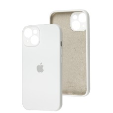 Чохол для iPhone 15 silicone case Full Camera white