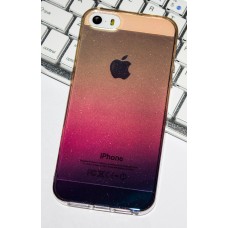 Чохол для iPhone 5 пластик+силікон перламутр №8