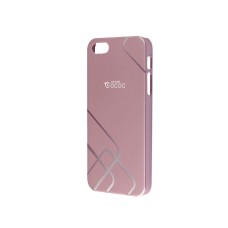 Чохол для iPhone 5 Cococ рожевий із смугою