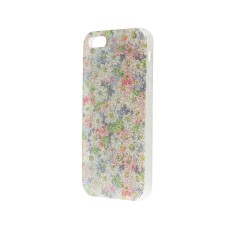 Чохол для iPhone 5 з блискітками квіти