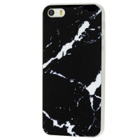 Чохол для iPhone 5 MraMor з білим візерунком чорний