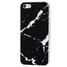 Чохол для iPhone 5 MraMor з білим візерунком чорний