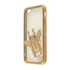 Чохол для iPhone 5 Kingxbar Diamond Жираф золотистий