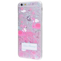 Чохол для iPhone 6 Plus Chic Kawair фламінго з квітами