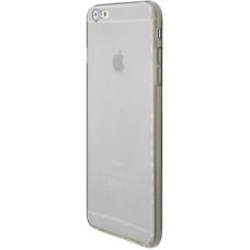 Чохол для iPhone 6 Plus силіконовий із захистом камери сірий прозорий