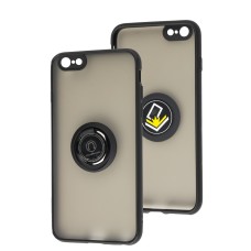 Чохол для iPhone 6 Plus LikGus Edging Ring чорний