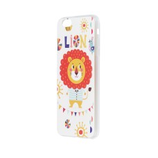 Чохол для iPhone 6 Plus матовий з принтом лев